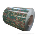 Construction / Furniture Colored Galvanized Steel Coil , Camouflage Prepainted Steel Coil